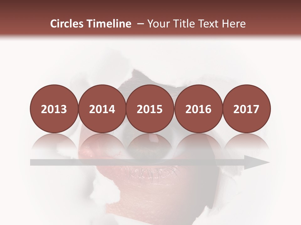 Examining Hole Danger PowerPoint Template