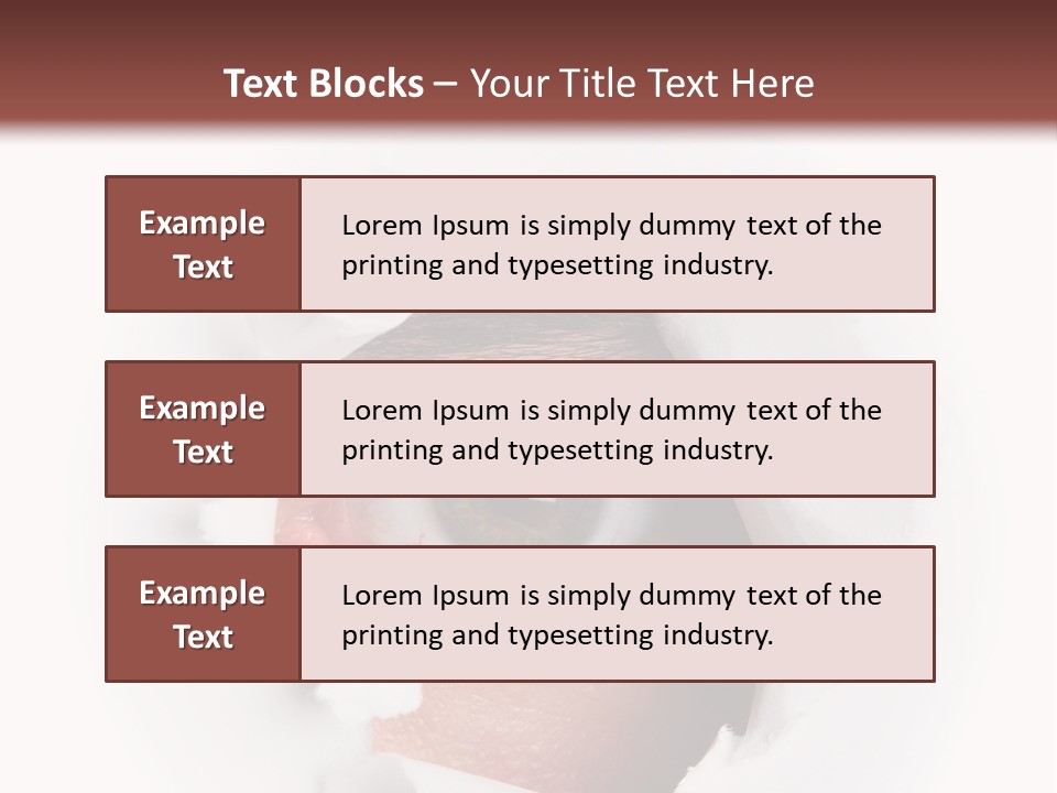 Examining Hole Danger PowerPoint Template