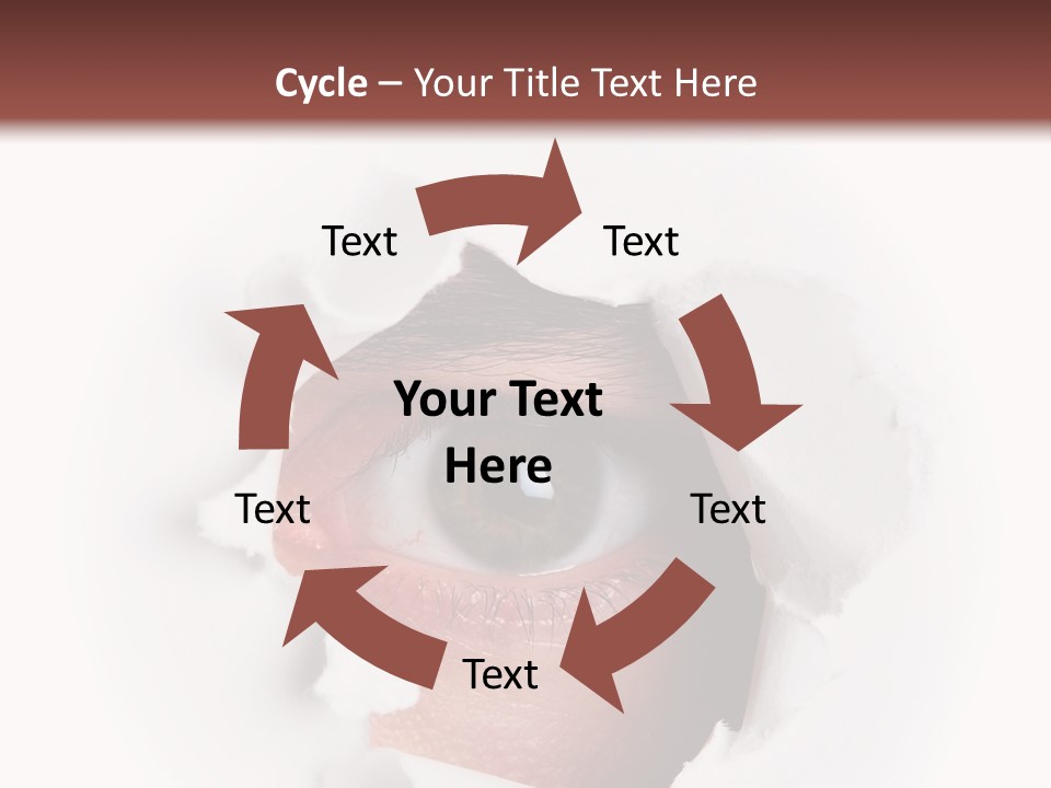 Examining Hole Danger PowerPoint Template
