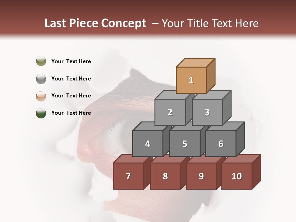 Examining Hole Danger PowerPoint Template