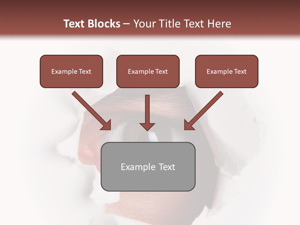 Examining Hole Danger PowerPoint Template