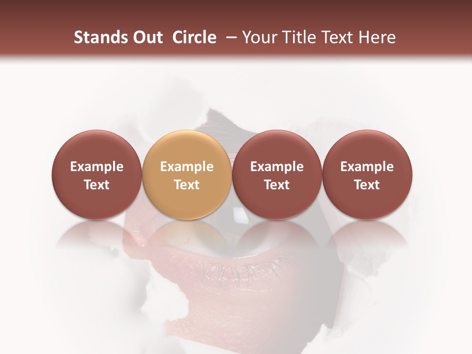 Examining Hole Danger PowerPoint Template