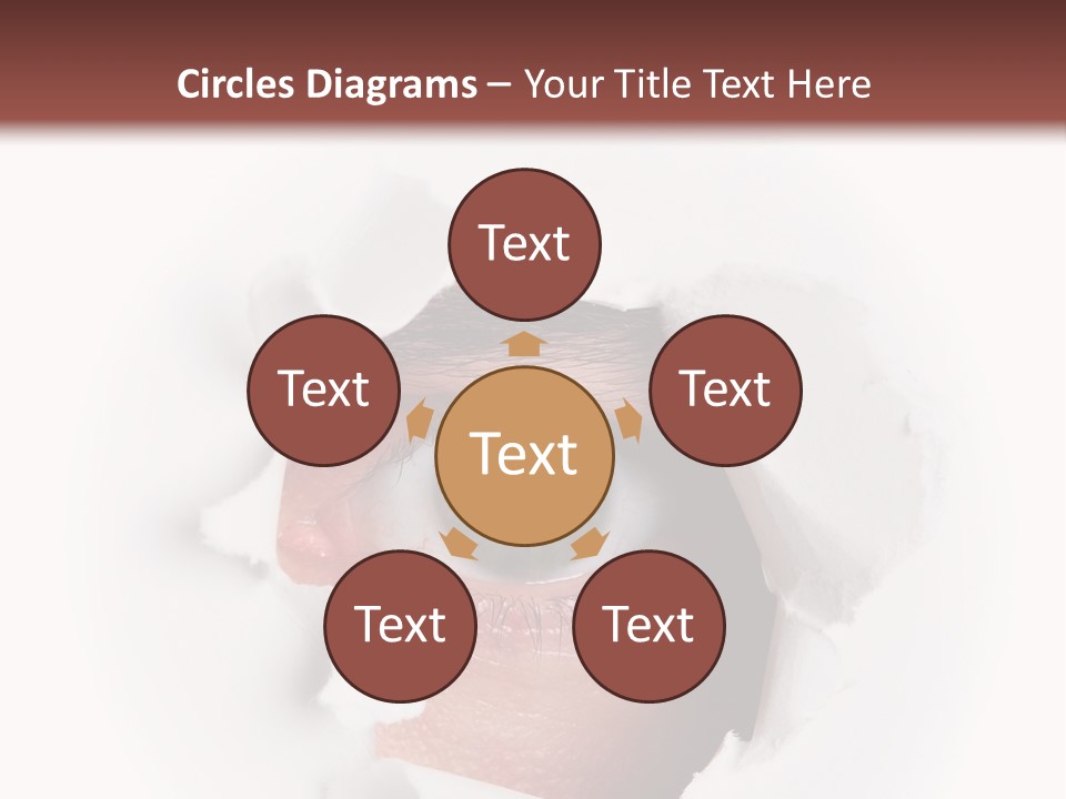 Examining Hole Danger PowerPoint Template