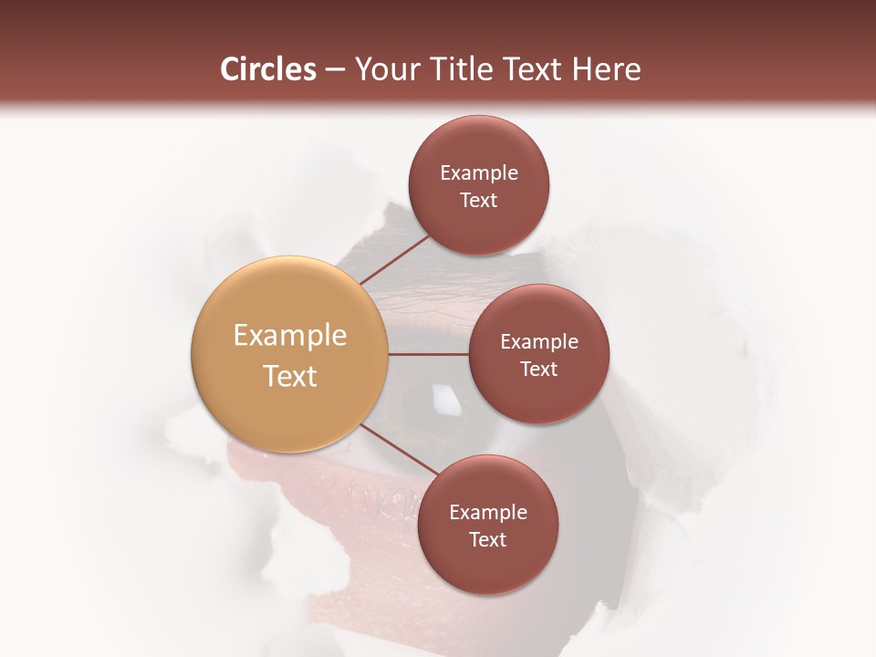 Examining Hole Danger PowerPoint Template