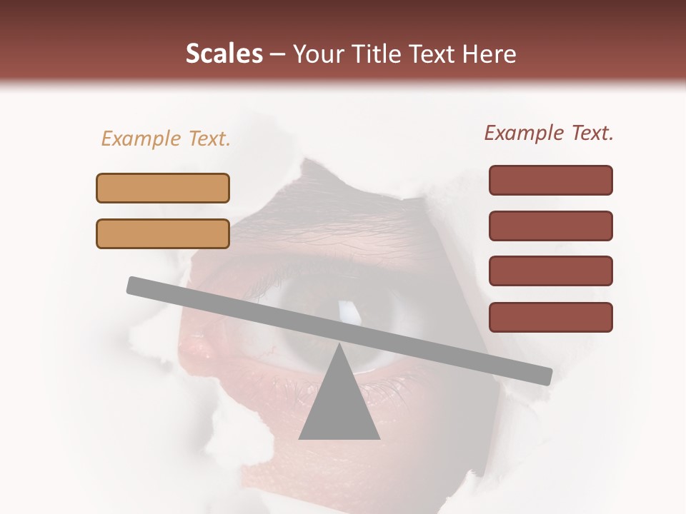 Examining Hole Danger PowerPoint Template