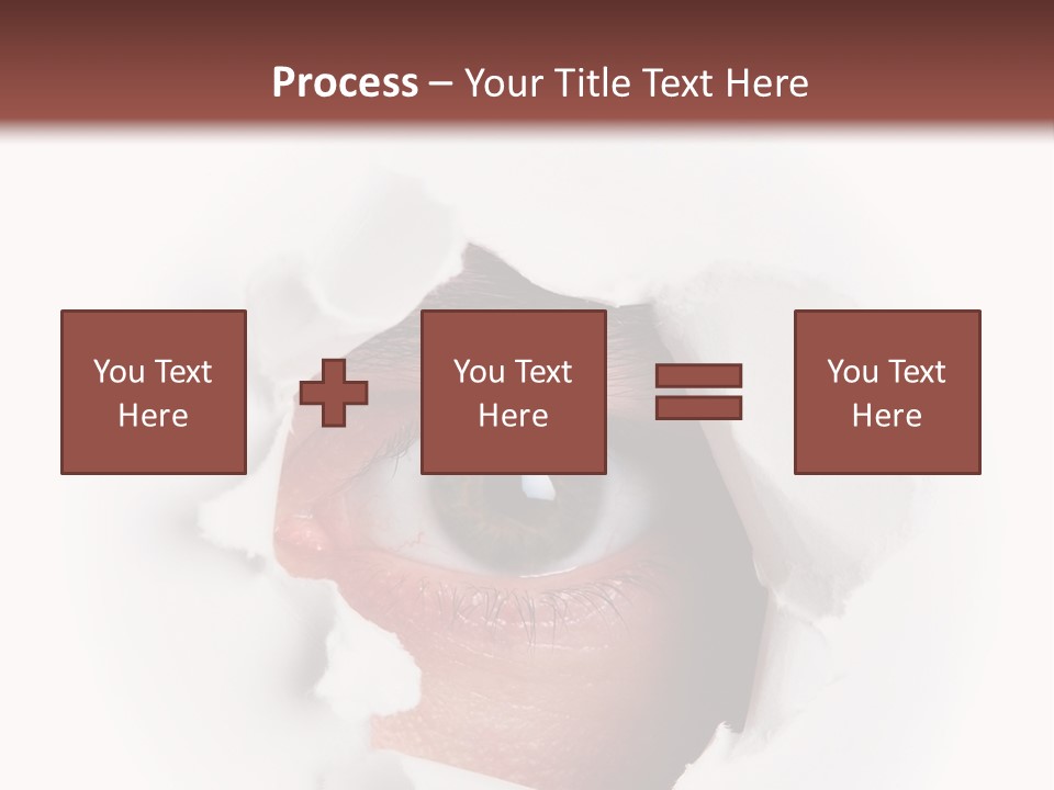 Examining Hole Danger PowerPoint Template