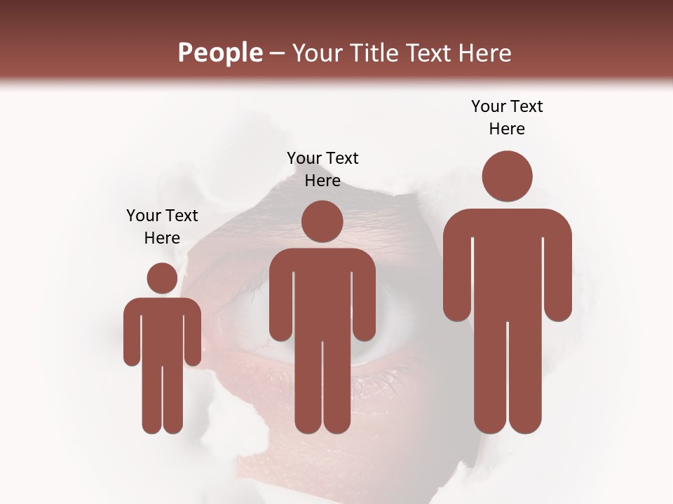 Examining Hole Danger PowerPoint Template