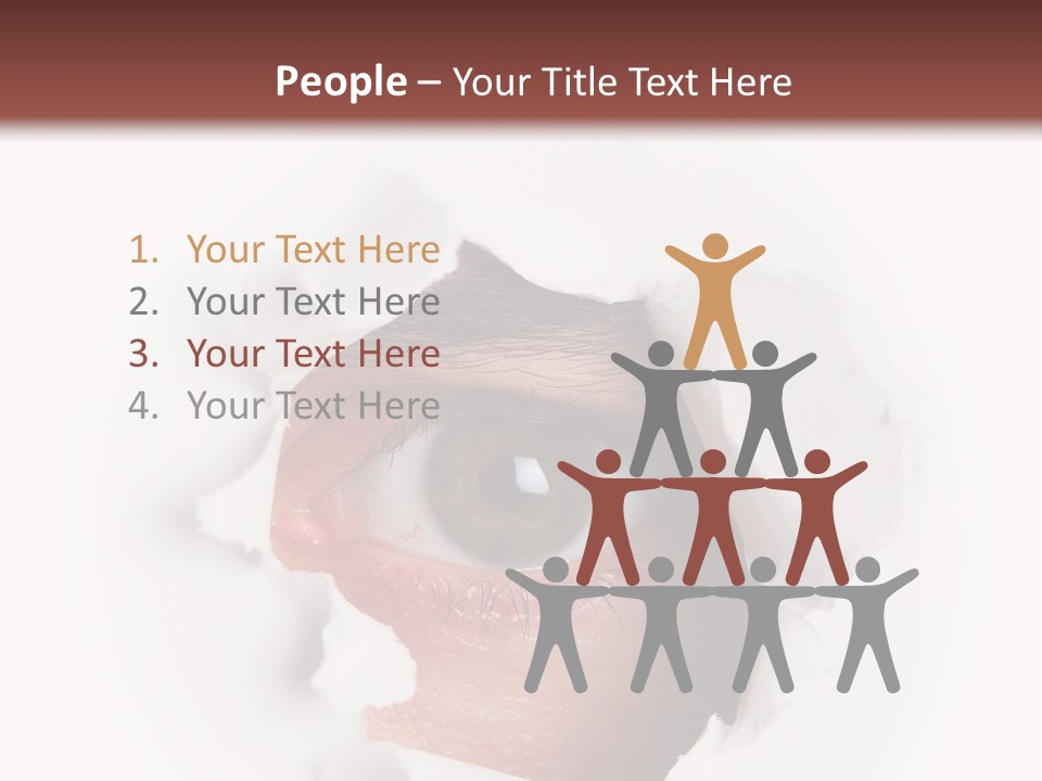 Examining Hole Danger PowerPoint Template