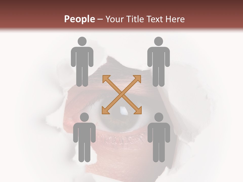 Examining Hole Danger PowerPoint Template