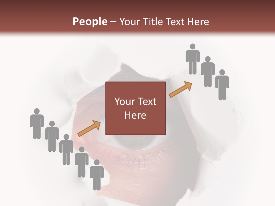 Examining Hole Danger PowerPoint Template