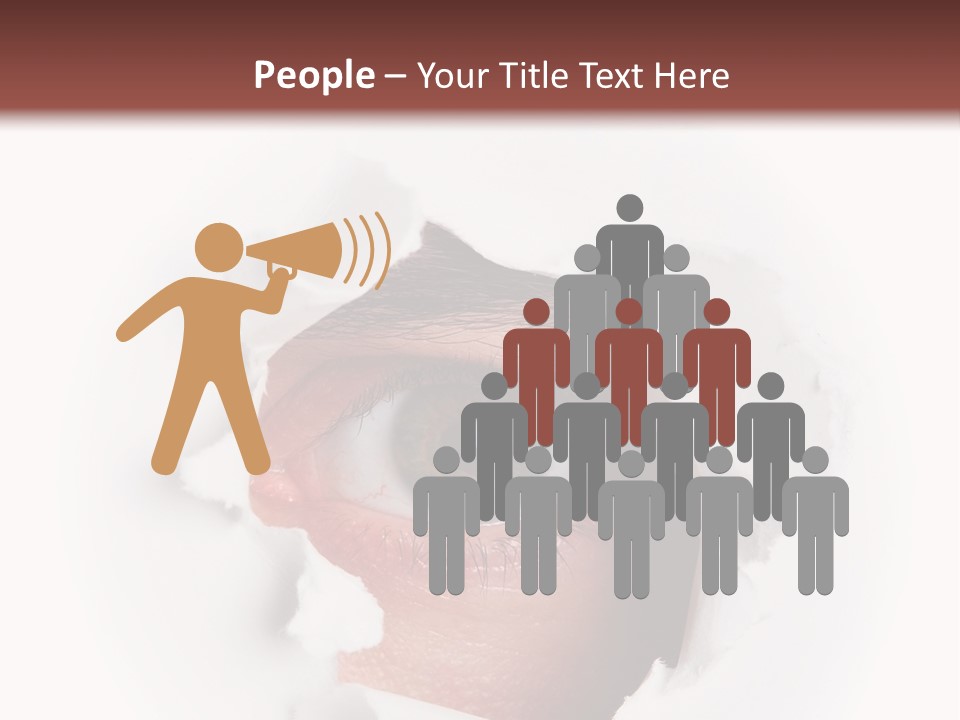 Examining Hole Danger PowerPoint Template