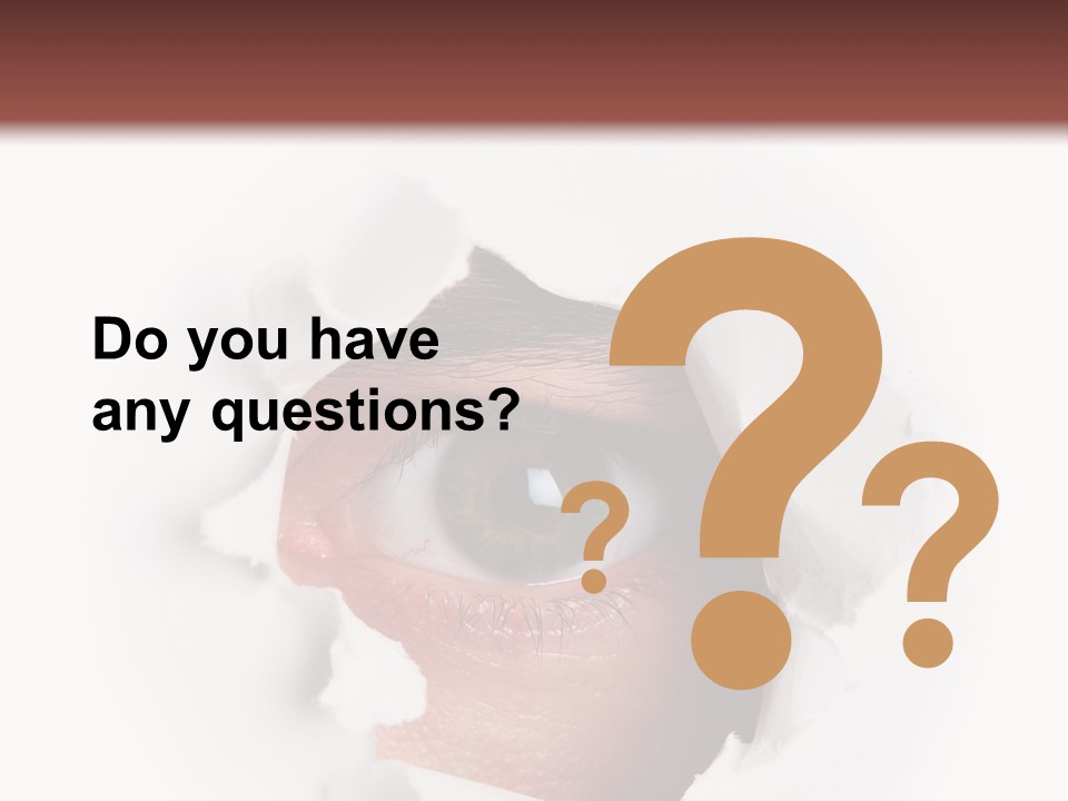 Examining Hole Danger PowerPoint Template