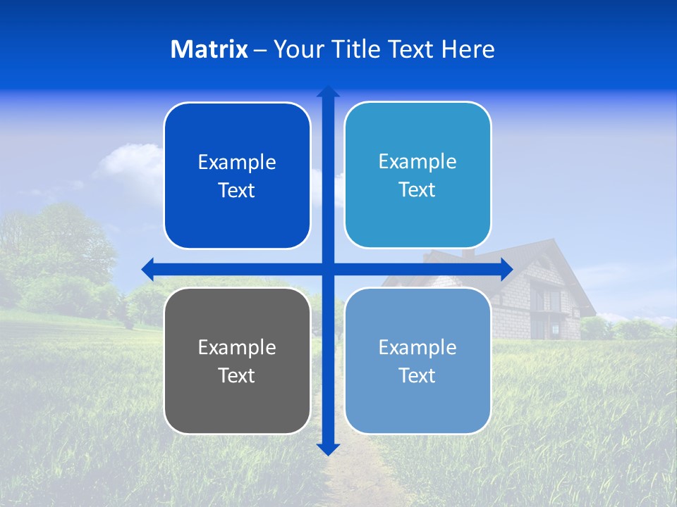 Big Cloud Garden PowerPoint Template