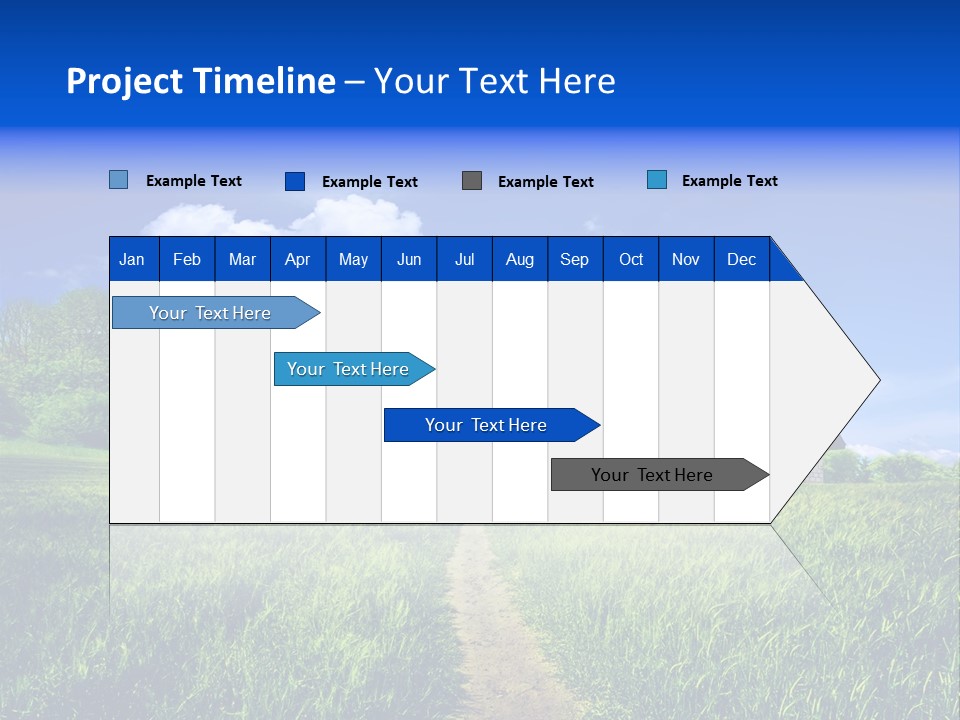 Big Cloud Garden PowerPoint Template