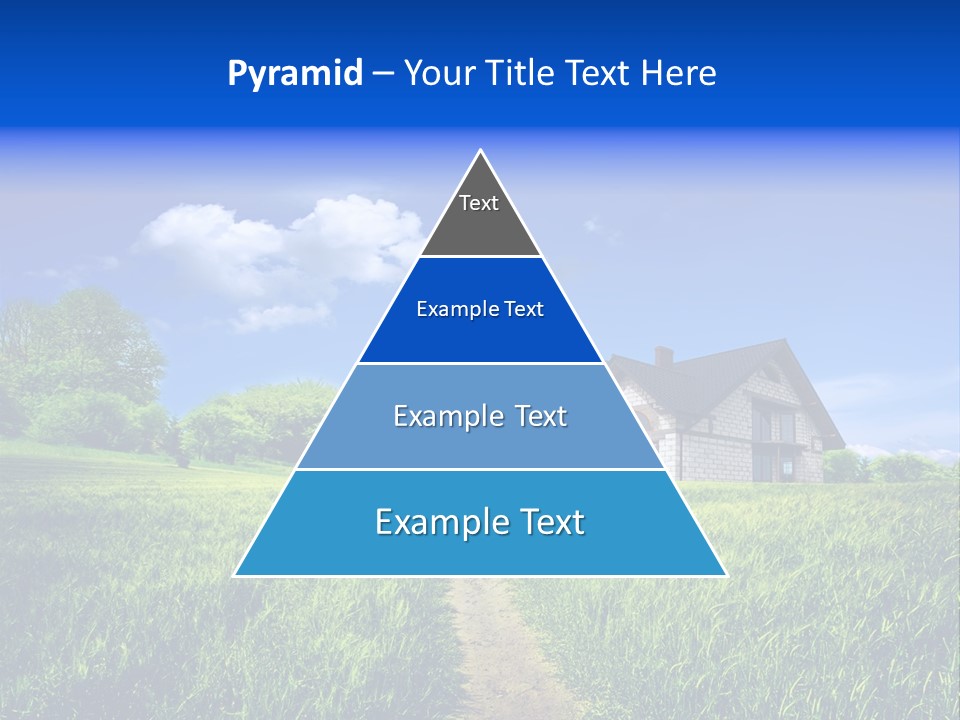 Big Cloud Garden PowerPoint Template