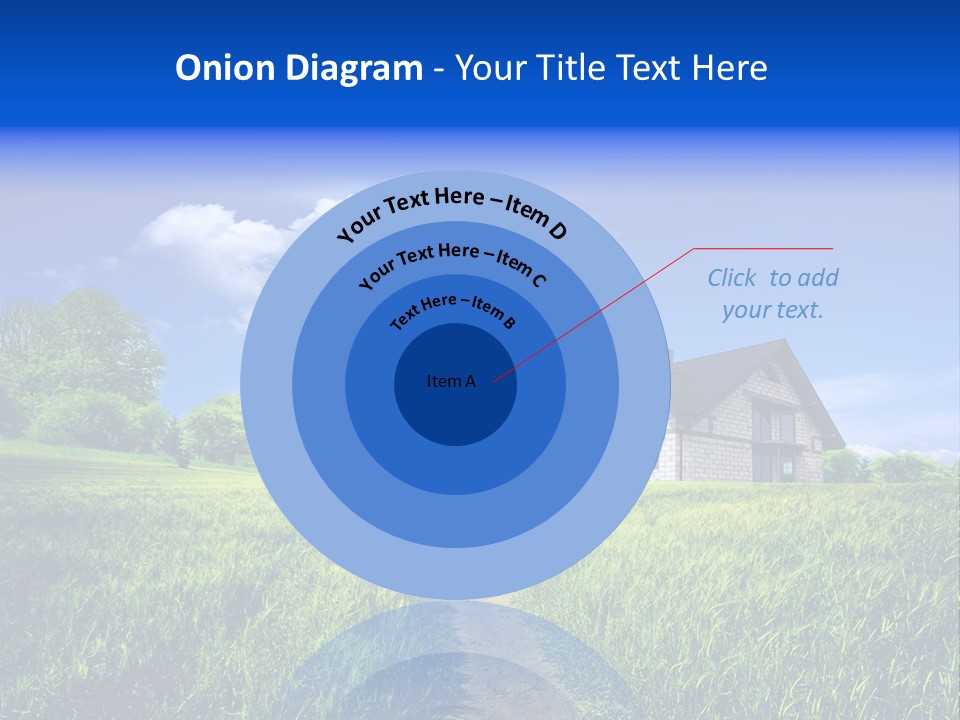 Big Cloud Garden PowerPoint Template