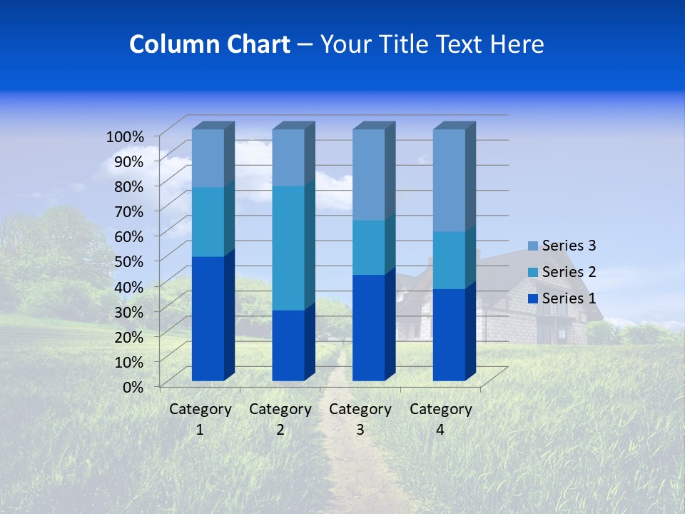 Big Cloud Garden PowerPoint Template