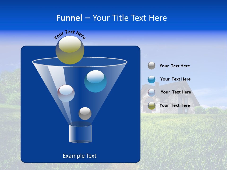 Big Cloud Garden PowerPoint Template