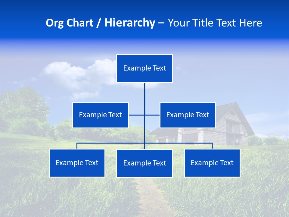 Big Cloud Garden PowerPoint Template