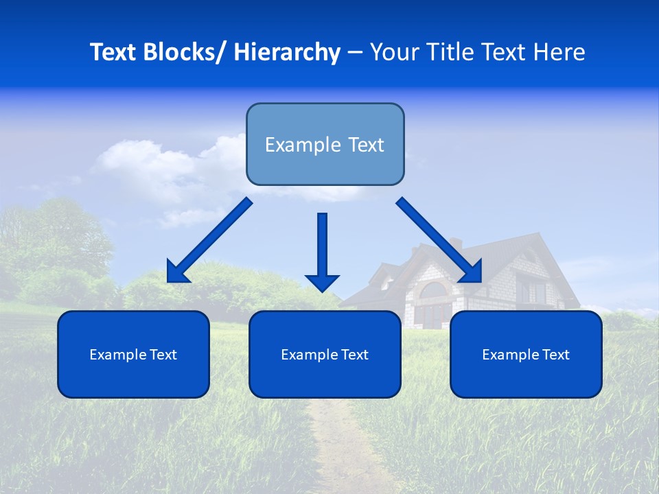Big Cloud Garden PowerPoint Template