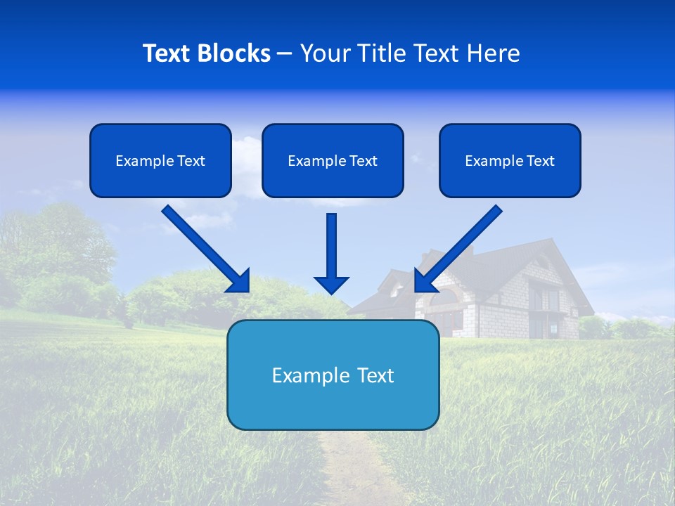 Big Cloud Garden PowerPoint Template