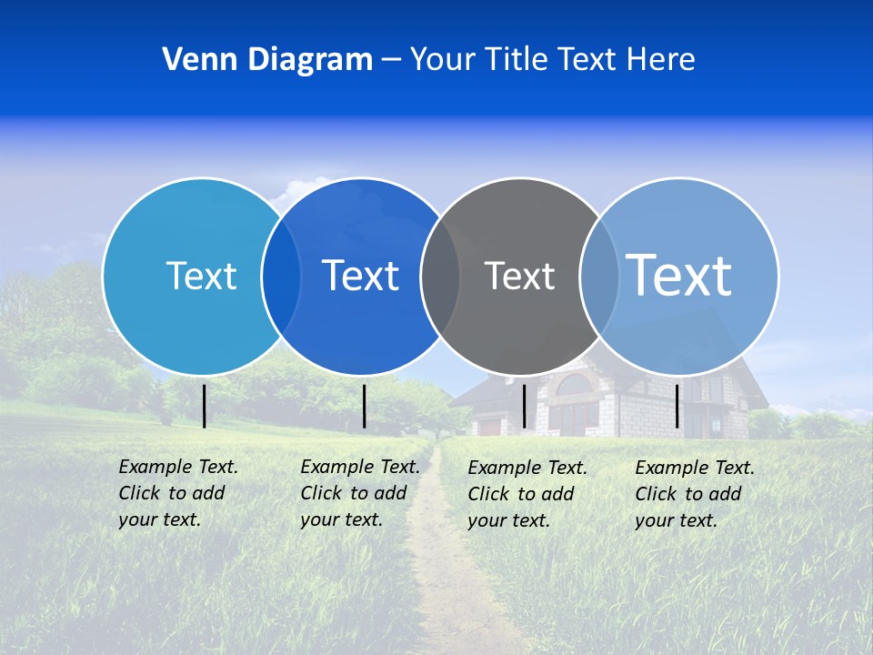 Big Cloud Garden PowerPoint Template