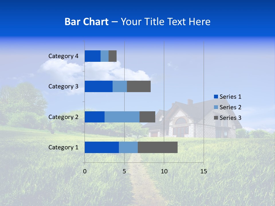 Big Cloud Garden PowerPoint Template