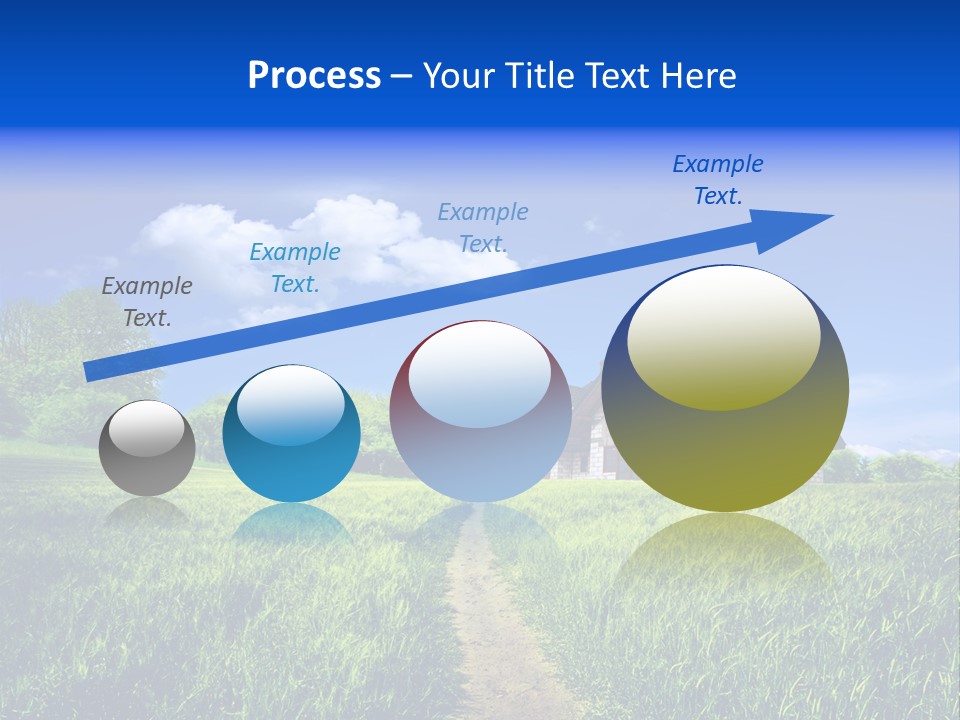 Big Cloud Garden PowerPoint Template
