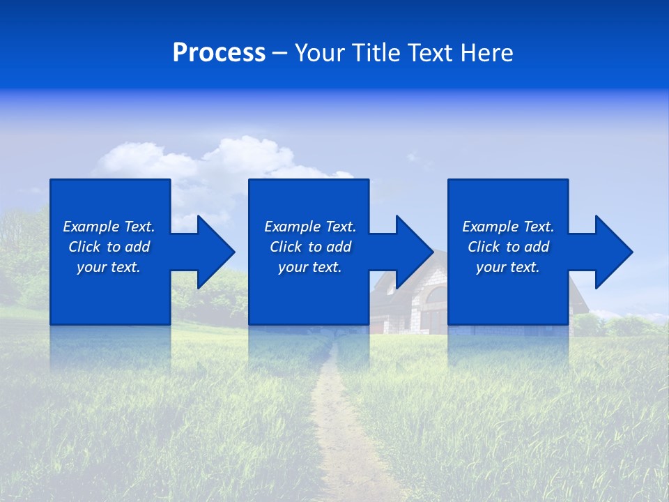 Big Cloud Garden PowerPoint Template