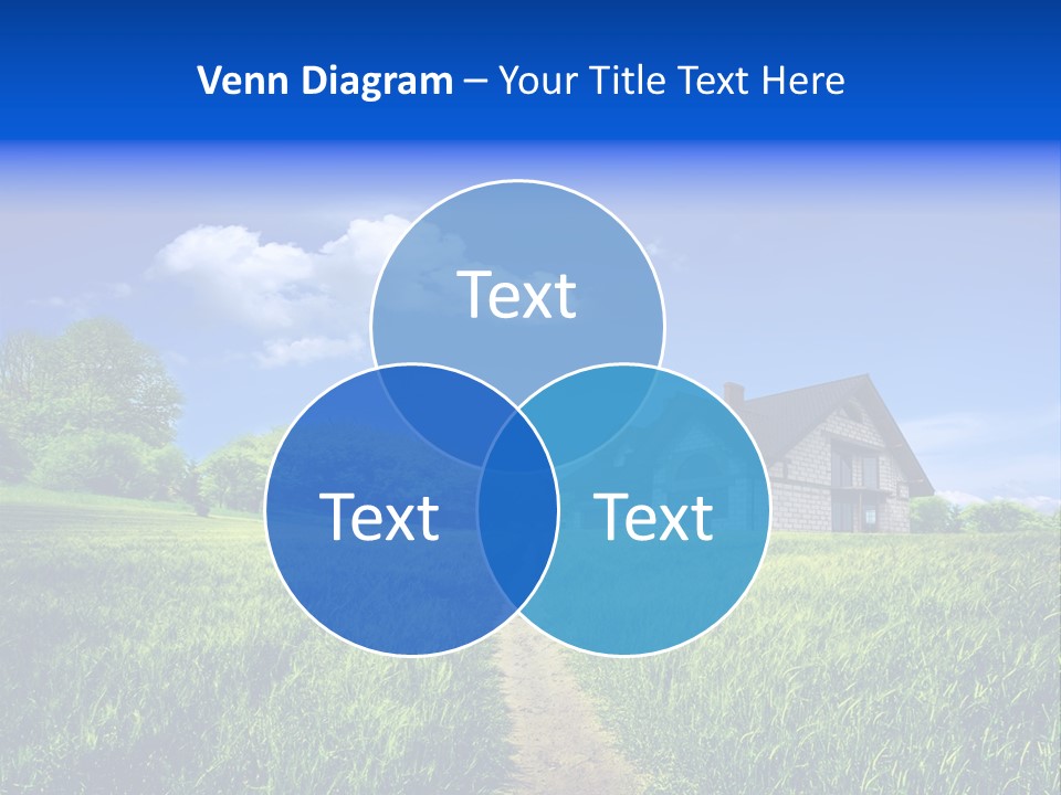 Big Cloud Garden PowerPoint Template