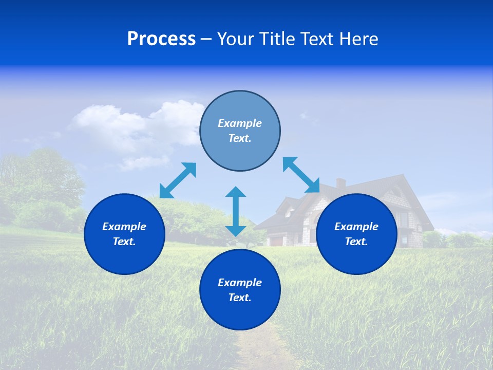 Big Cloud Garden PowerPoint Template