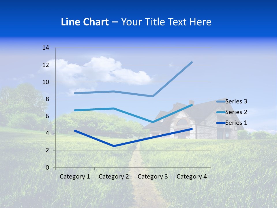 Big Cloud Garden PowerPoint Template