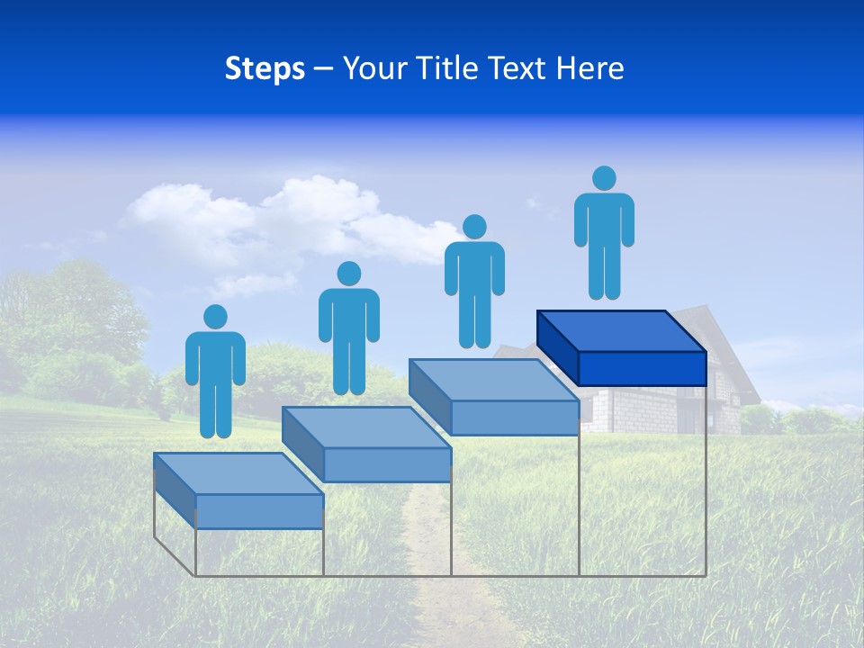 Big Cloud Garden PowerPoint Template