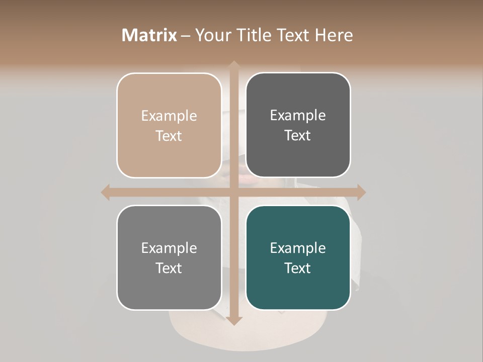 Female Around Face PowerPoint Template