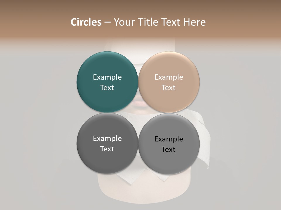 Female Around Face PowerPoint Template