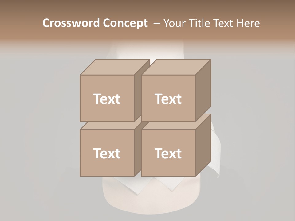 Female Around Face PowerPoint Template