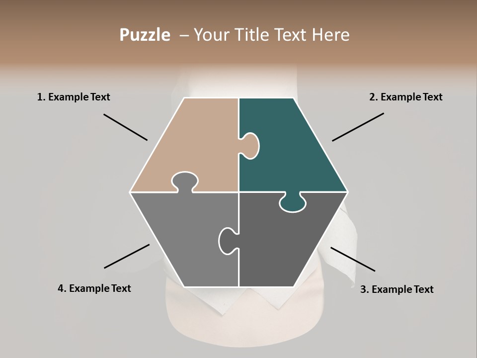 Female Around Face PowerPoint Template