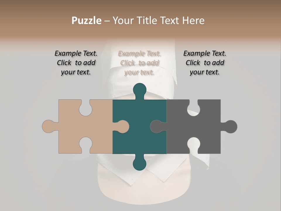 Female Around Face PowerPoint Template