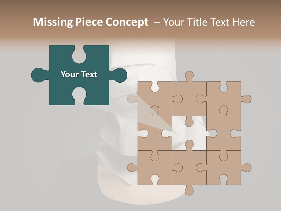 Female Around Face PowerPoint Template