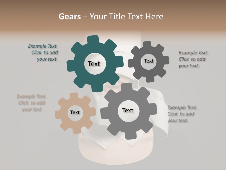 Female Around Face PowerPoint Template