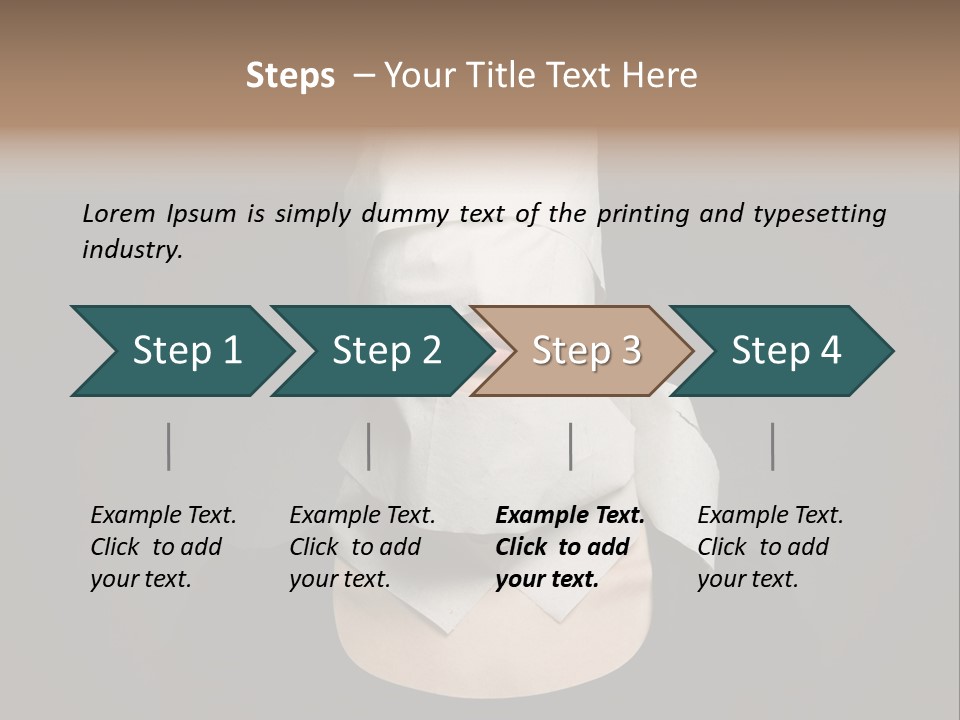Female Around Face PowerPoint Template