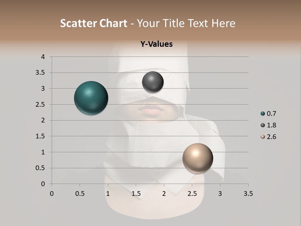 Female Around Face PowerPoint Template