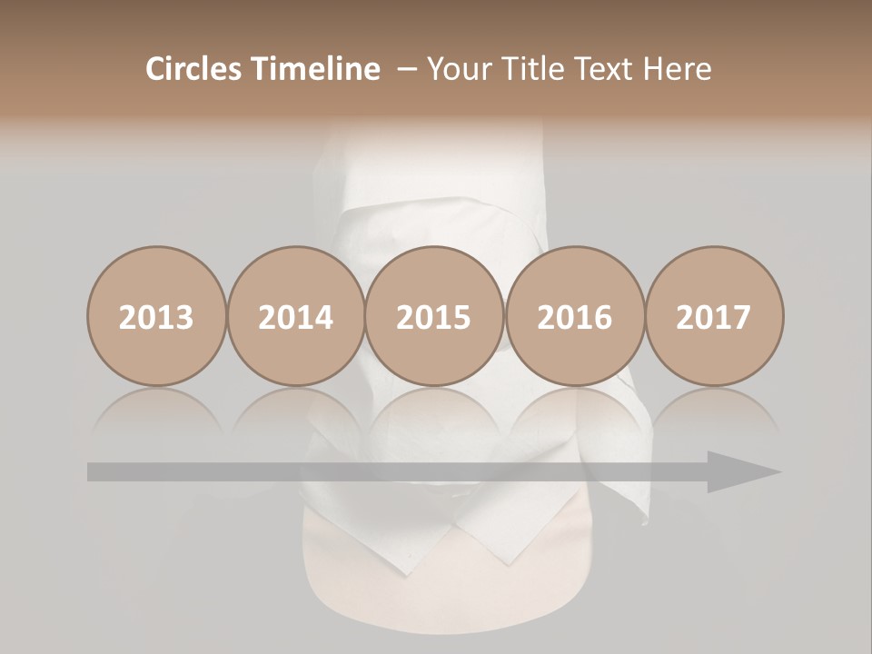 Female Around Face PowerPoint Template