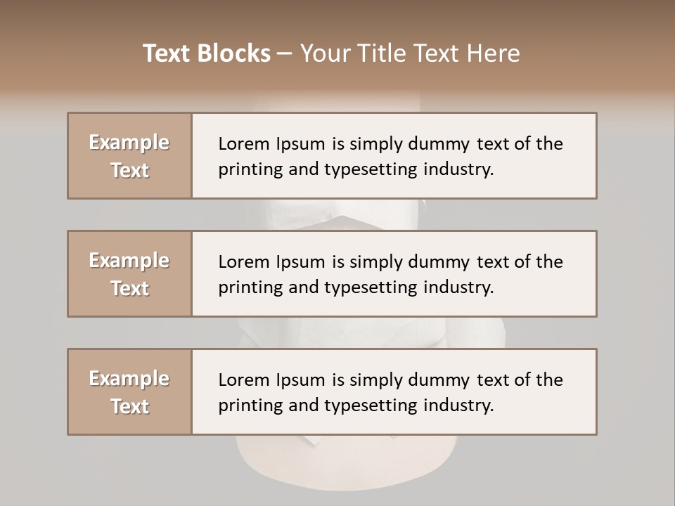 Female Around Face PowerPoint Template