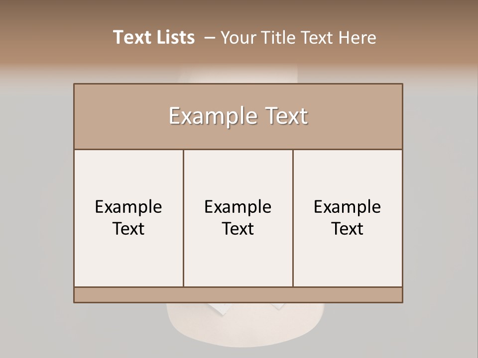 Female Around Face PowerPoint Template