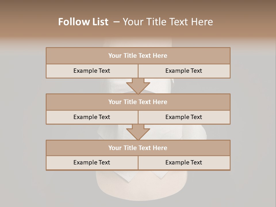 Female Around Face PowerPoint Template