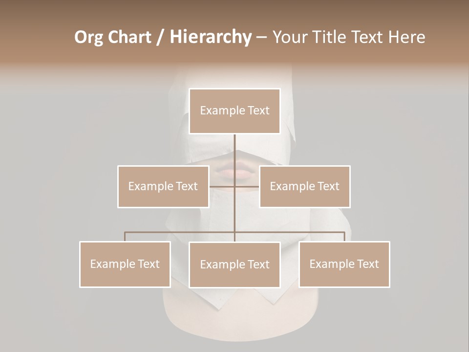Female Around Face PowerPoint Template