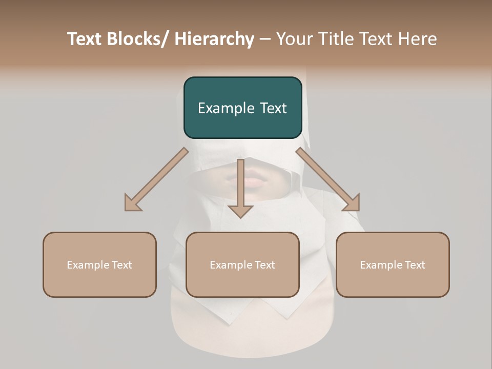 Female Around Face PowerPoint Template