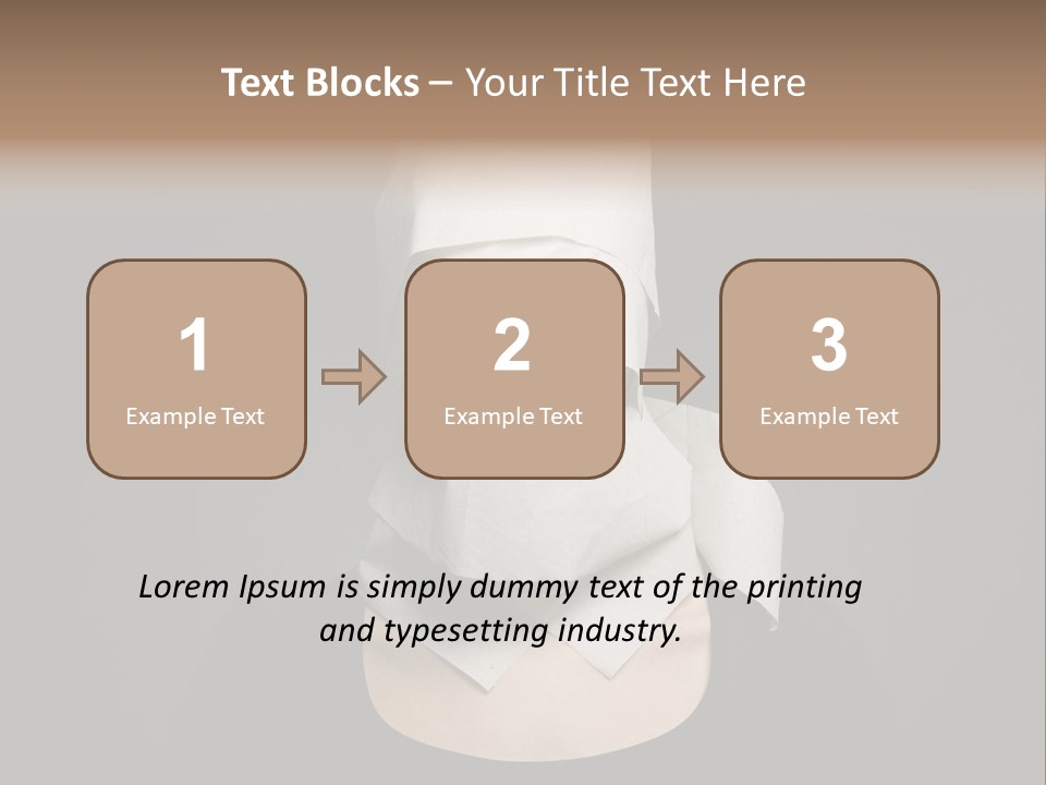 Female Around Face PowerPoint Template
