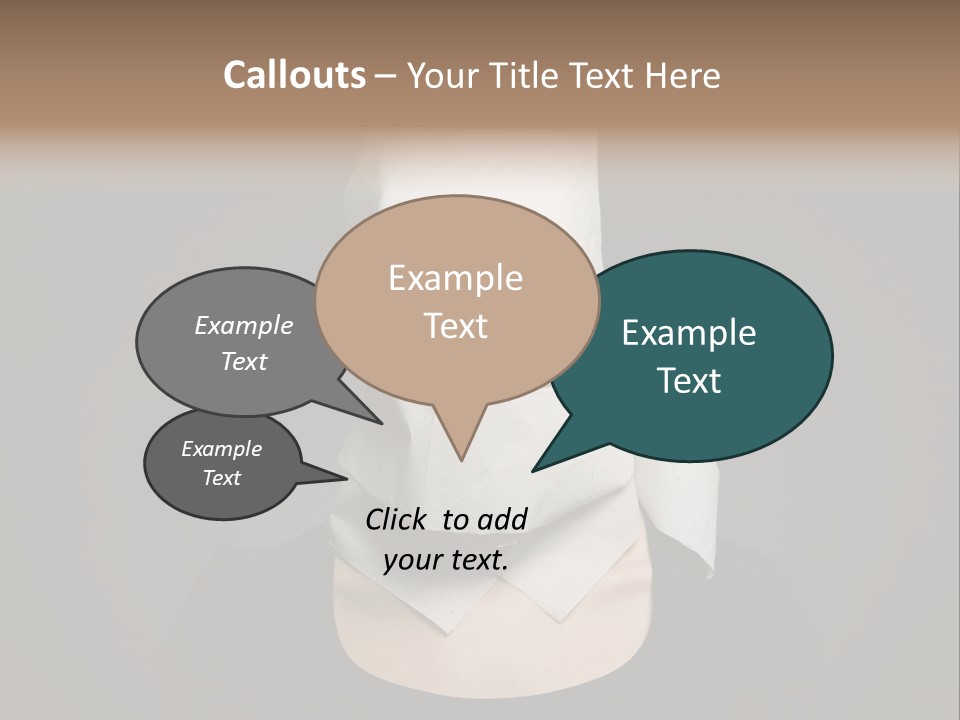 Female Around Face PowerPoint Template